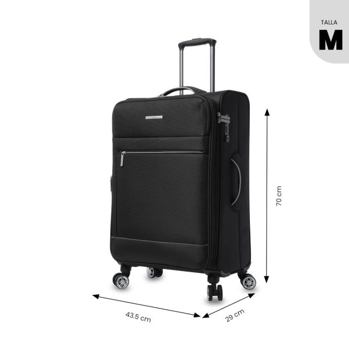 Maleta de Viaje Grande 23 Kilos 360 Liviana Negra_3.png