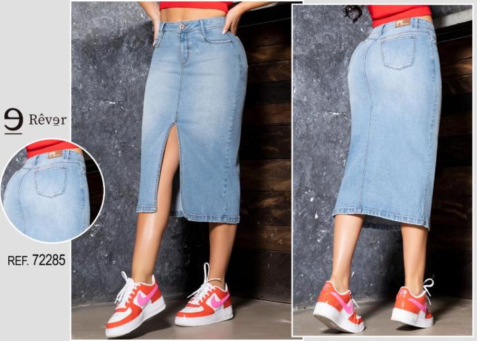 Falda En Jeans
